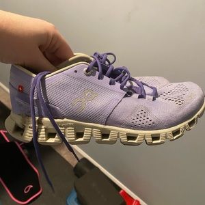 on cloud shoes